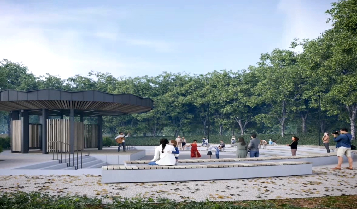 Wizualizacja - muszla koncertowa