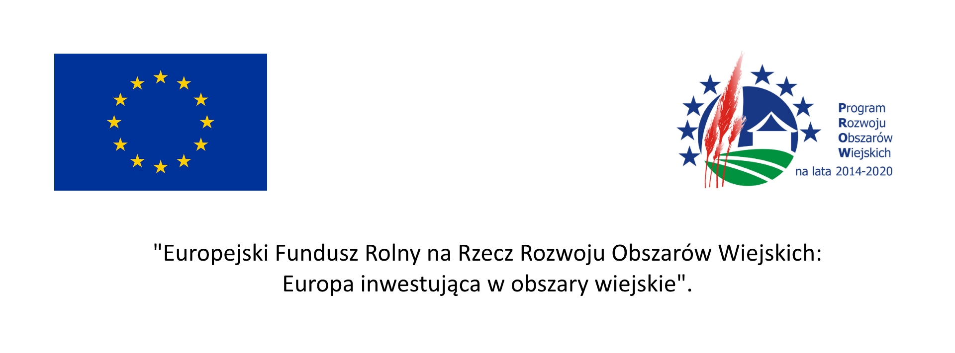 Europejski Fundusz Rolny na&nbsp;Rzecz Rozwoju Obszar&oacute;w Wiejskich - logotypy