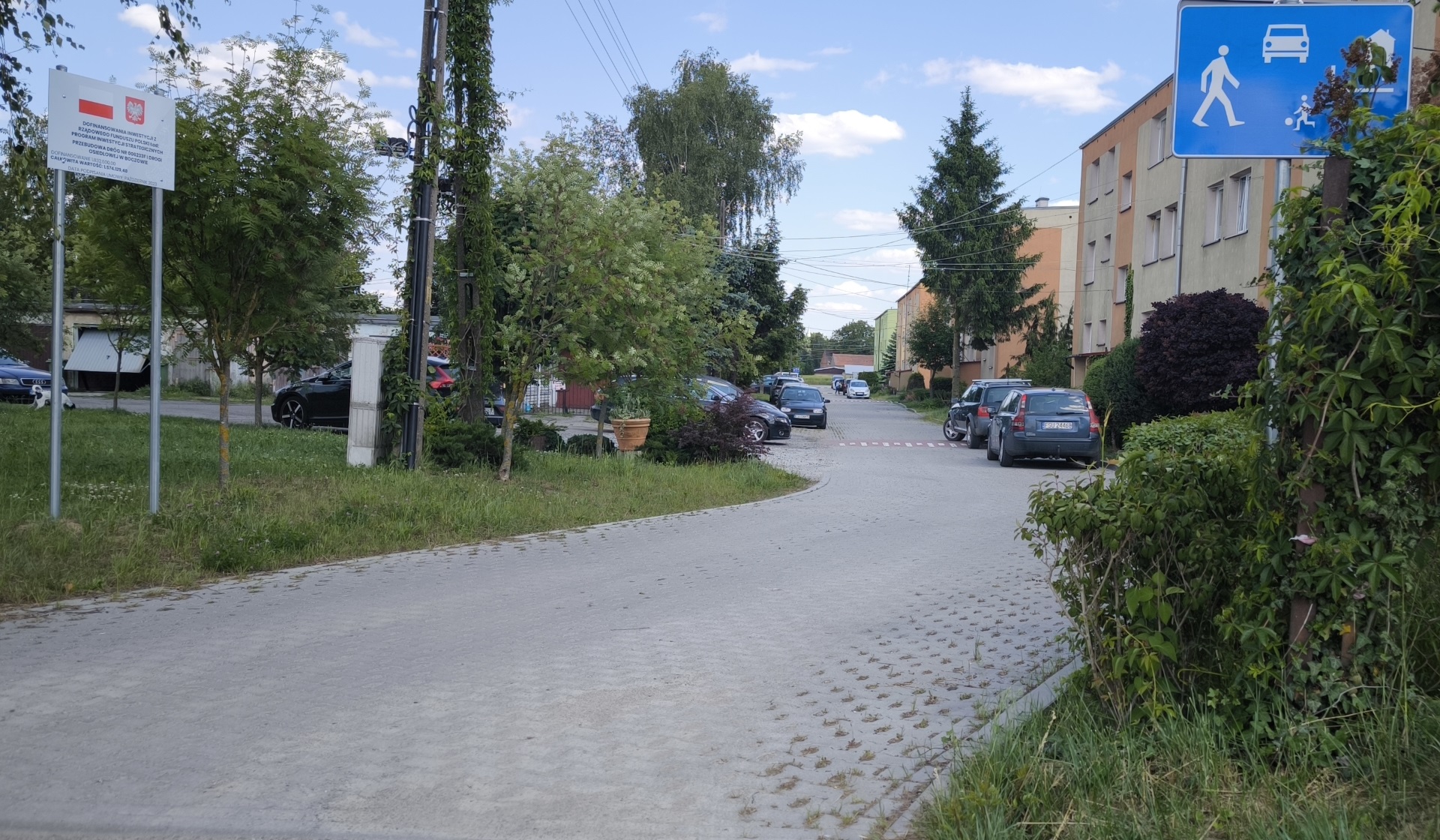 Droga gminna w&nbsp;Boczowie